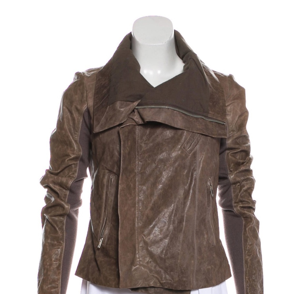 Rick Owens Leather Jacket